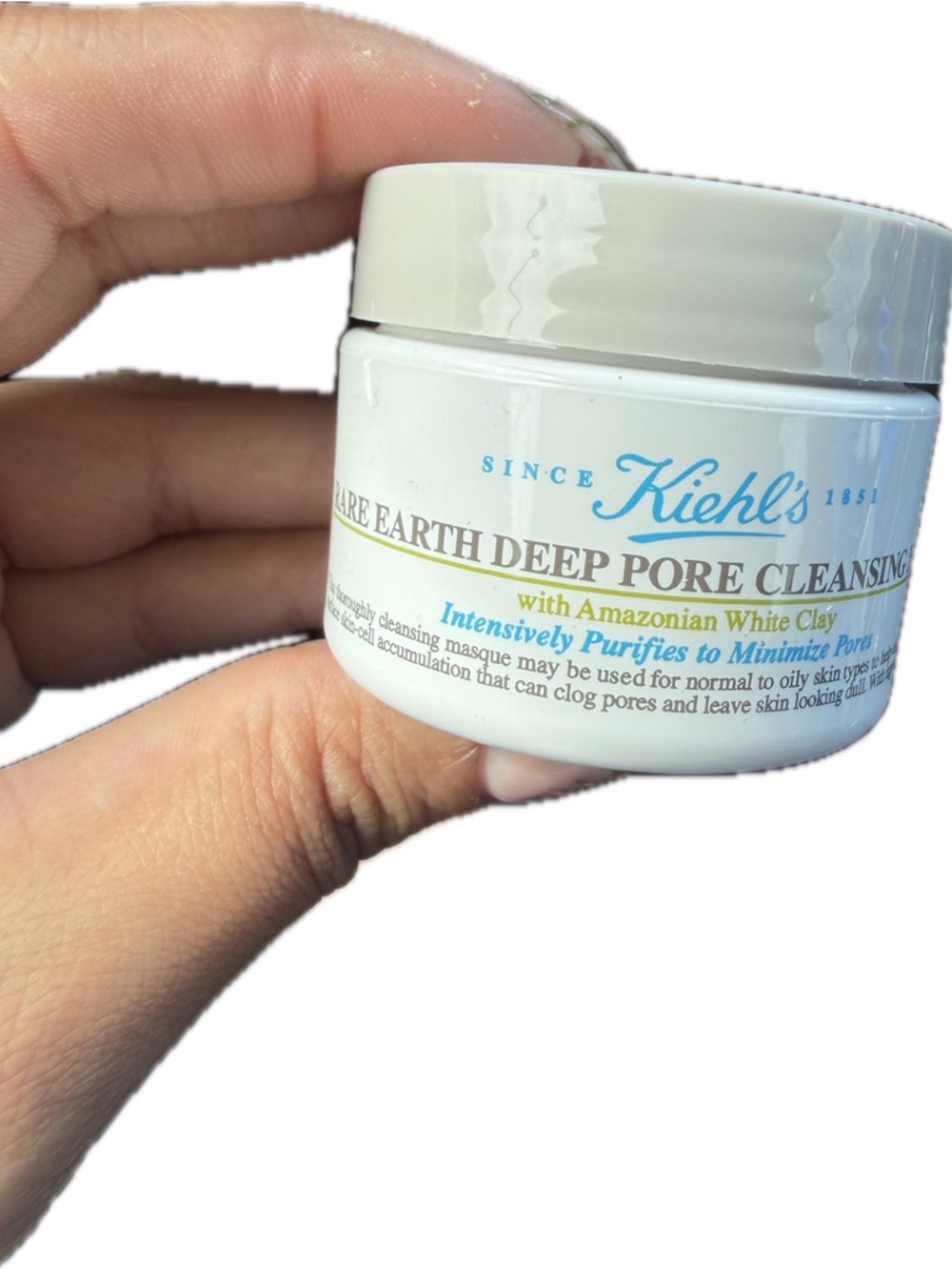 Kiehl's White Jar Rare Earth Deep Pore Cleansing Masque
